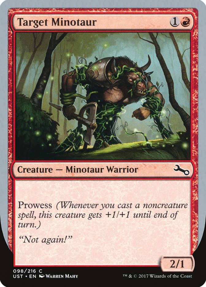 Target Minotaur (Vine Art) [Unstable] | Clutch Gaming