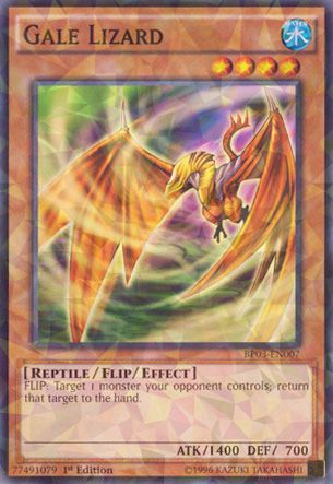 Gale Lizard [BP03-EN007] Shatterfoil Rare | Clutch Gaming