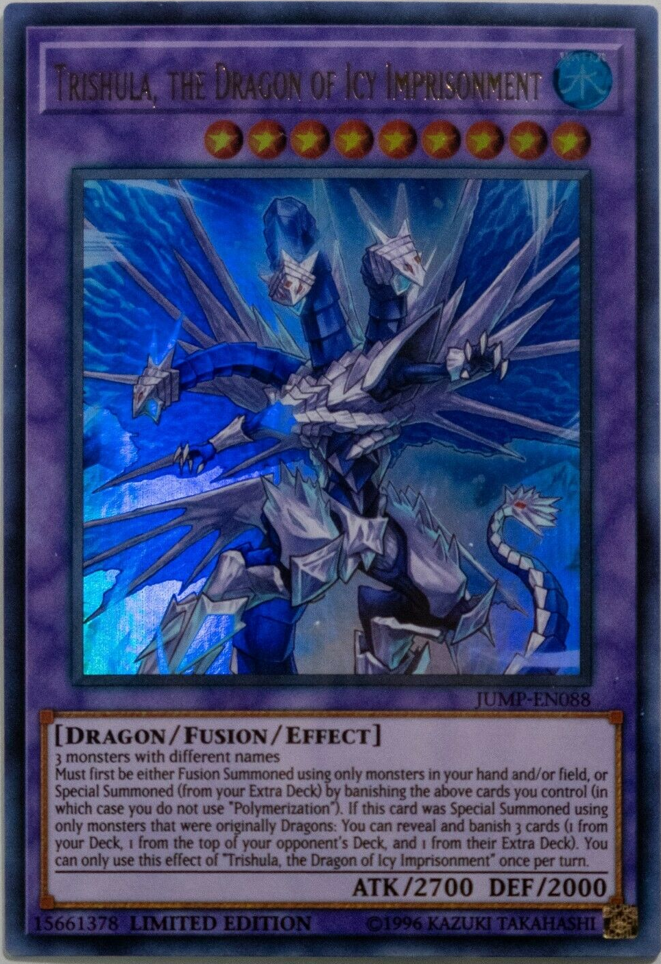 Trishula, the Dragon of Icy Imprisonment [JUMP-EN088] Ultra Rare | Clutch Gaming