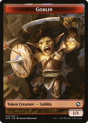 Clue // Goblin Double-Sided Token [Dungeons & Dragons: Adventures in the Forgotten Realms Commander Tokens] | Clutch Gaming