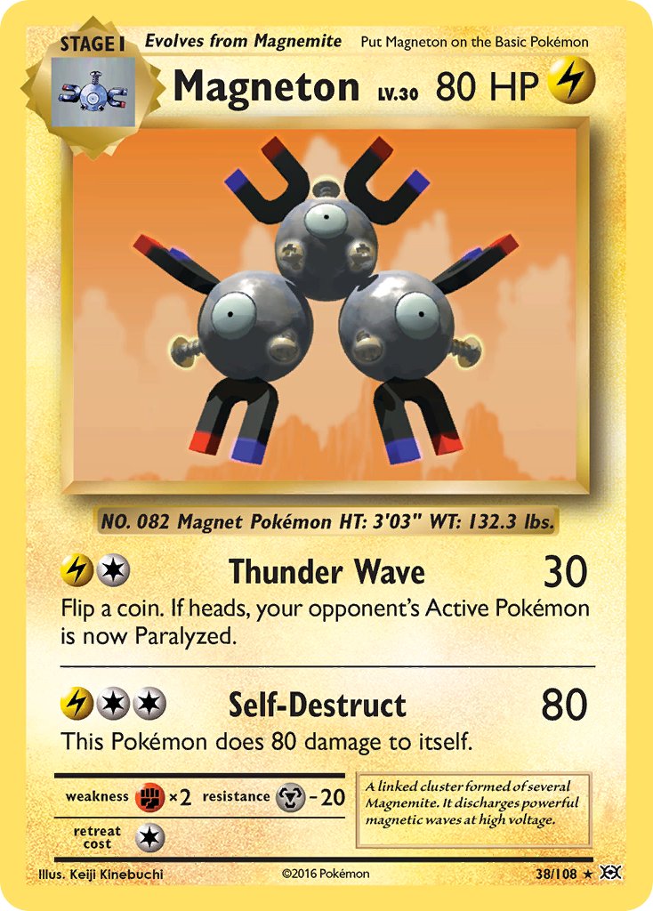 Magneton (38/108) (Theme Deck Exclusive) [XY: Evolutions] | Clutch Gaming