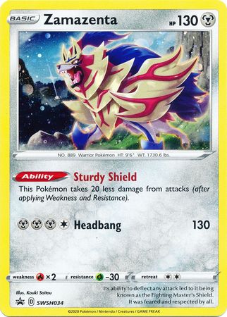 Zamazenta (SWSH034) [Sword & Shield: Black Star Promos] | Clutch Gaming