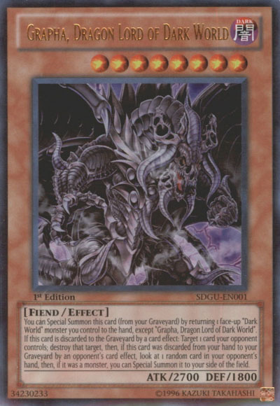 Grapha, Dragon Lord of Dark World [SDGU-EN001] Ultra Rare | Clutch Gaming