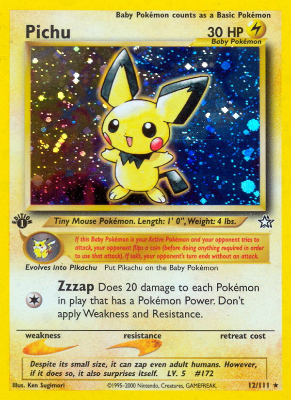 Pichu (12/111) [Neo Genesis 1st Edition] | Clutch Gaming