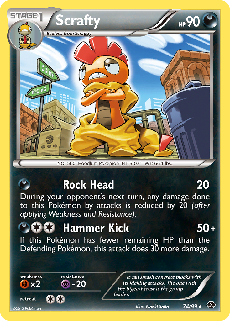 Scrafty (74/99) [Black & White: Next Destinies] | Clutch Gaming