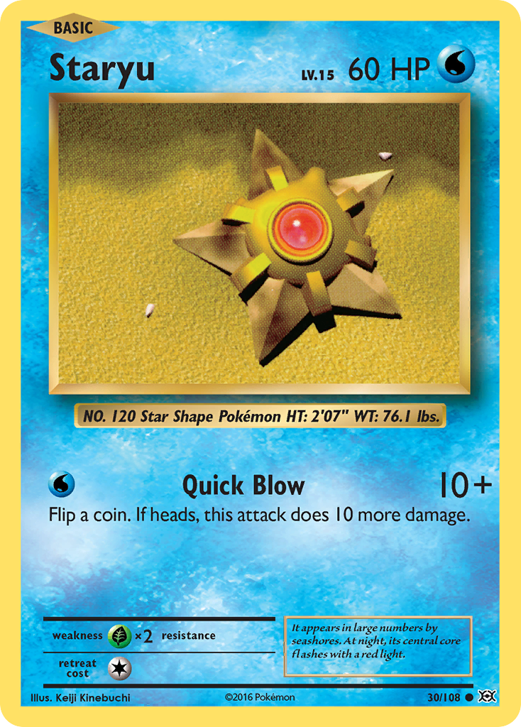 Staryu (30/108) [XY: Evolutions] | Clutch Gaming