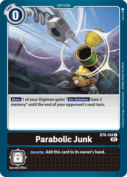 Parabolic Junk [BT6-104] [Double Diamond] | Clutch Gaming