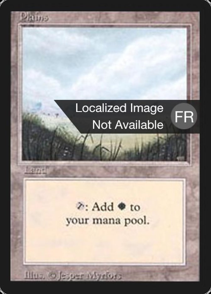 Plains (A) [Foreign Black Border] | Clutch Gaming