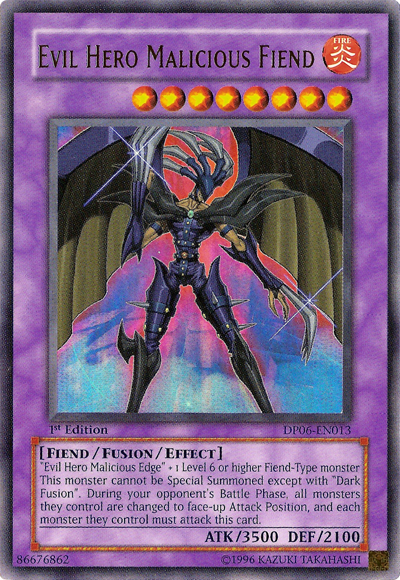 Evil Hero Malicious Fiend [DP06-EN013] Ultra Rare | Clutch Gaming