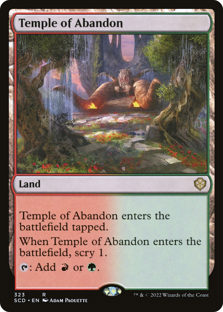 Temple of Abandon [Starter Commander Decks] | Clutch Gaming