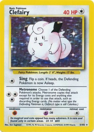 Clefairy (5/102) [Base Set Unlimited] | Clutch Gaming