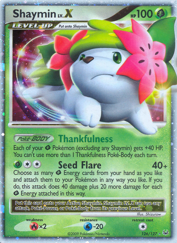 Shaymin LV.X (126/127) [Platinum: Base Set] | Clutch Gaming