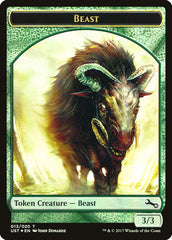 Beast // Beast Double-Sided Token [Unstable Tokens] | Clutch Gaming