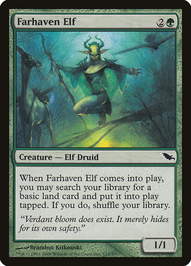 Farhaven Elf [Shadowmoor] | Clutch Gaming