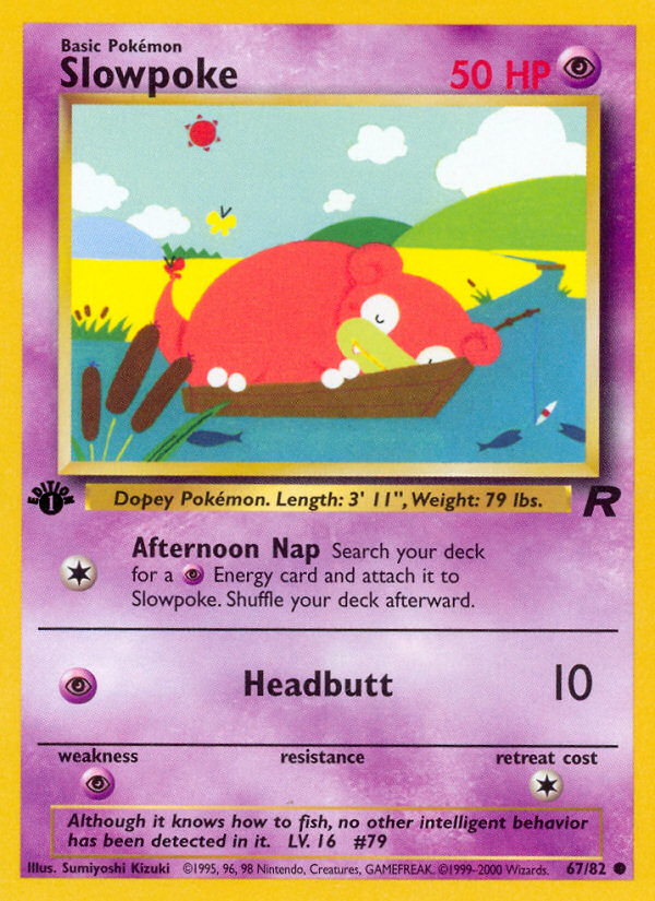 Slowpoke (67/82) [Team Rocket 1st Edition] | Clutch Gaming