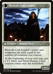 Hanweir Militia Captain // Westvale Cult Leader [Shadows over Innistrad Prerelease Promos] | Clutch Gaming