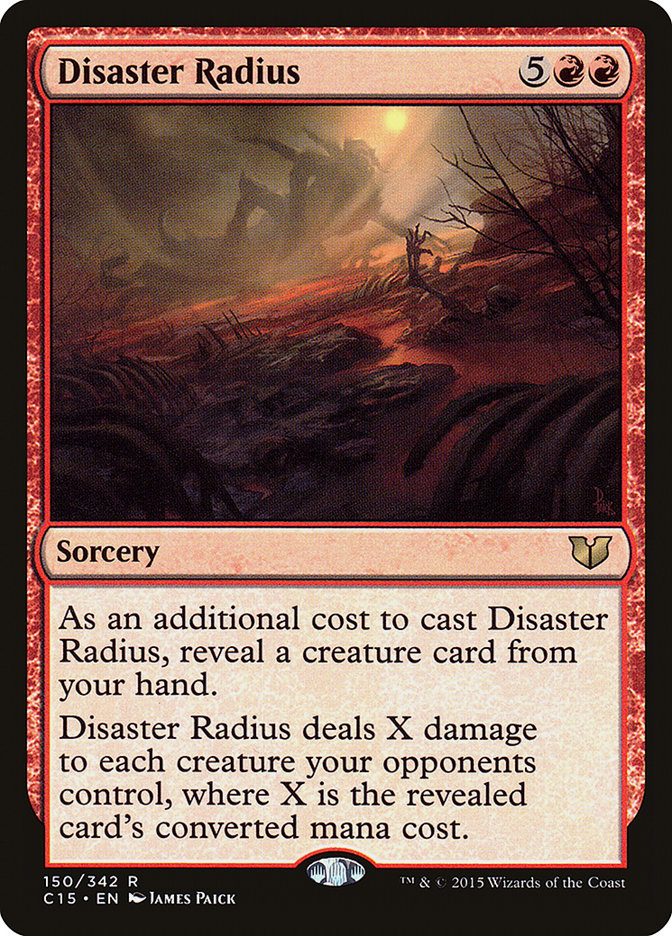 Disaster Radius [Commander 2015] | Clutch Gaming