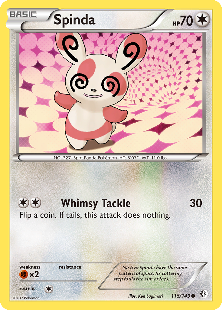 Spinda (115/149) [Black & White: Boundaries Crossed] | Clutch Gaming