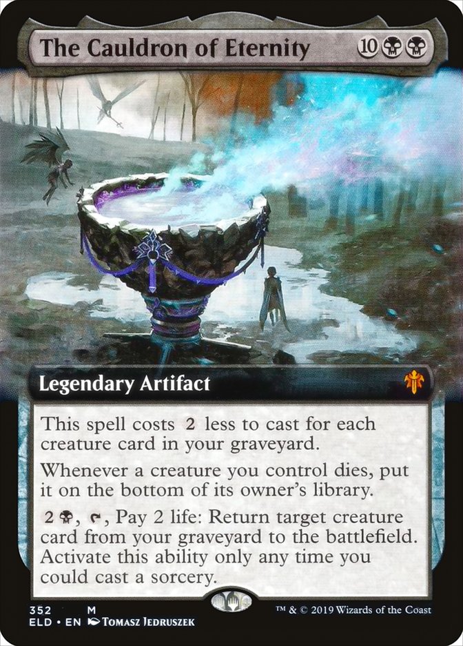 The Cauldron of Eternity (Extended Art) [Throne of Eldraine] | Clutch Gaming