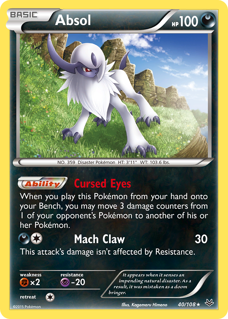 Absol (40/108) [XY: Roaring Skies] | Clutch Gaming