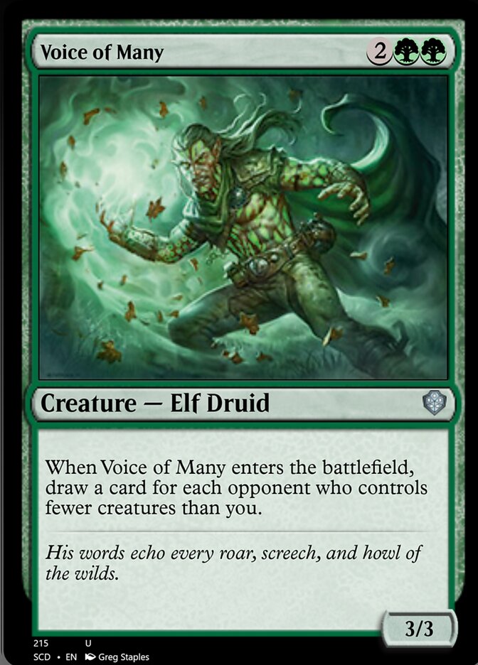 Voice of Many [Starter Commander Decks] | Clutch Gaming