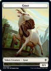 Goat // Food (17) Double-Sided Token [Throne of Eldraine Tokens] | Clutch Gaming