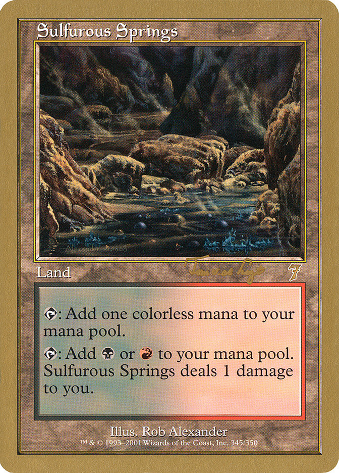 Sulfurous Springs (Tom van de Logt) [World Championship Decks 2001] | Clutch Gaming