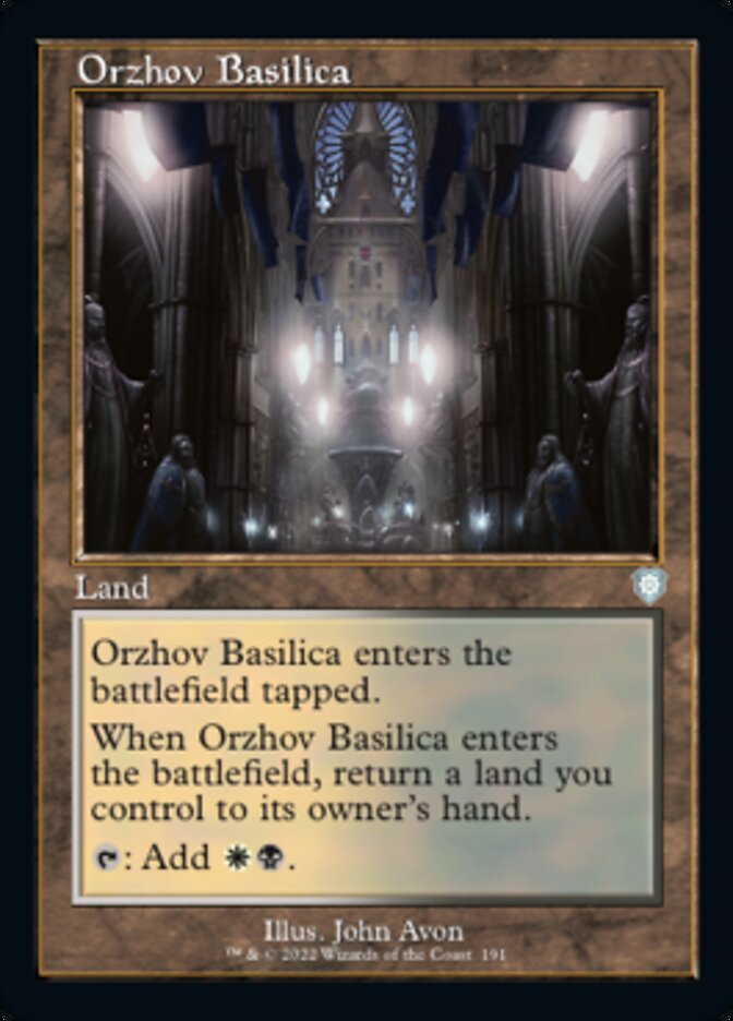 Orzhov Basilica (Retro) [The Brothers' War Commander] | Clutch Gaming