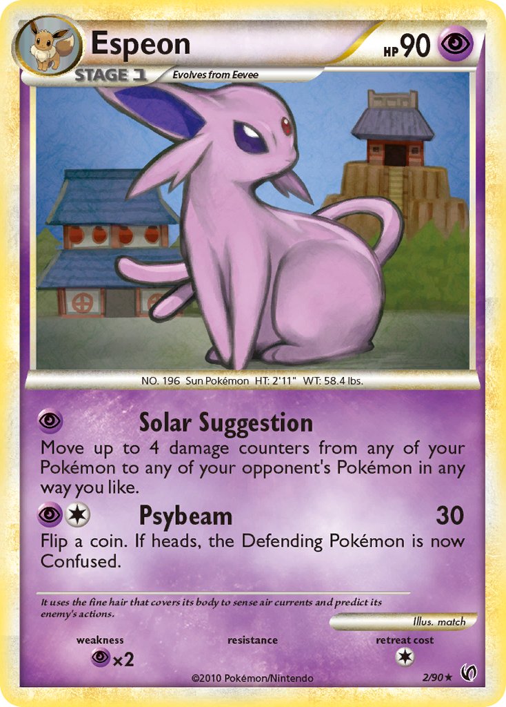 Espeon (2/90) (Theme Deck Exclusive) [HeartGold & SoulSilver: Undaunted] | Clutch Gaming