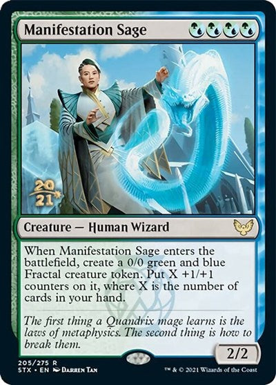 Manifestation Sage [Strixhaven: School of Mages Prerelease Promos] | Clutch Gaming