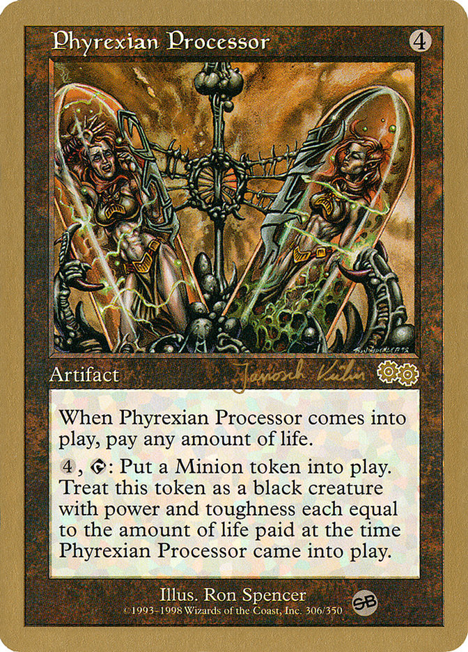 Phyrexian Processor (Janosch Kuhn) (SB) [World Championship Decks 2000] | Clutch Gaming