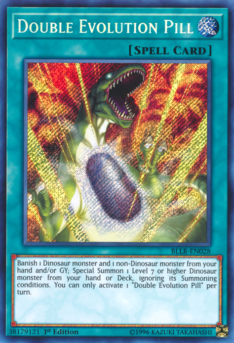 Double Evolution Pill [BLLR-EN028] Secret Rare | Clutch Gaming