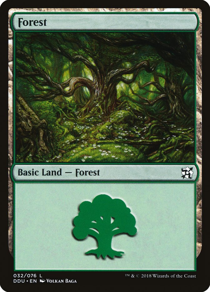 Forest (32) [Duel Decks: Elves vs. Inventors] | Clutch Gaming