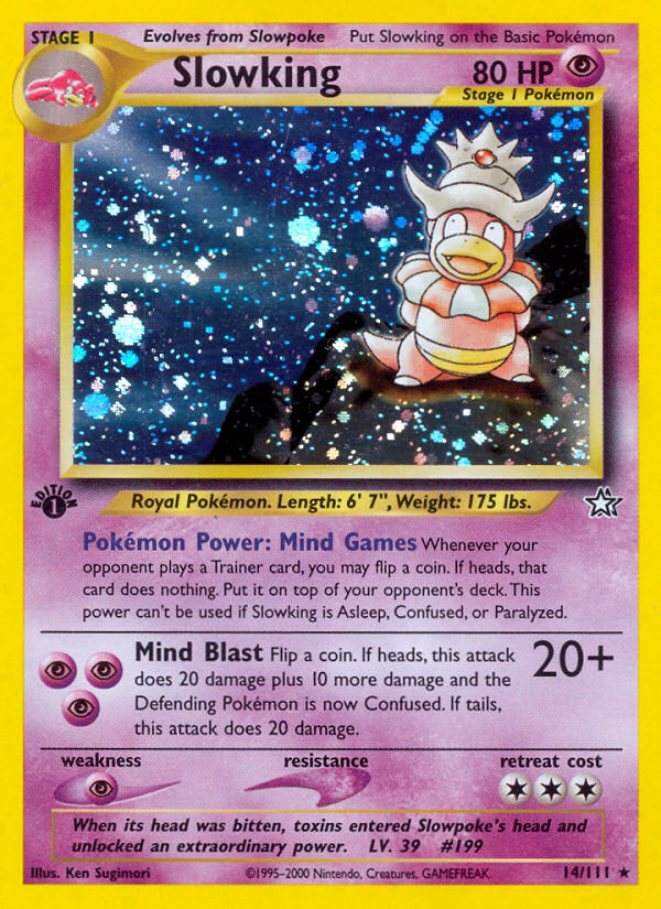 Slowking (14/111) [Neo Genesis 1st Edition] | Clutch Gaming