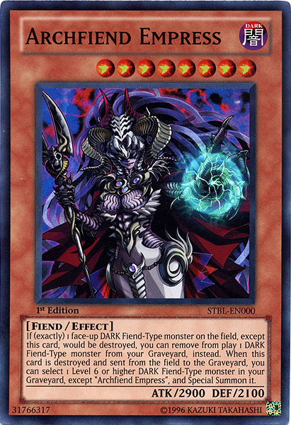 Archfiend Empress [STBL-EN000] Super Rare | Clutch Gaming