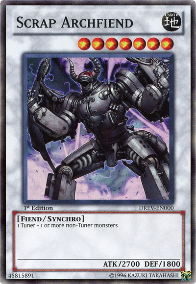 Scrap Archfiend [DREV-EN000] Super Rare | Clutch Gaming