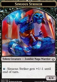 Sinuous Striker // Zombie Double-Sided Token [Hour of Devastation Tokens] | Clutch Gaming