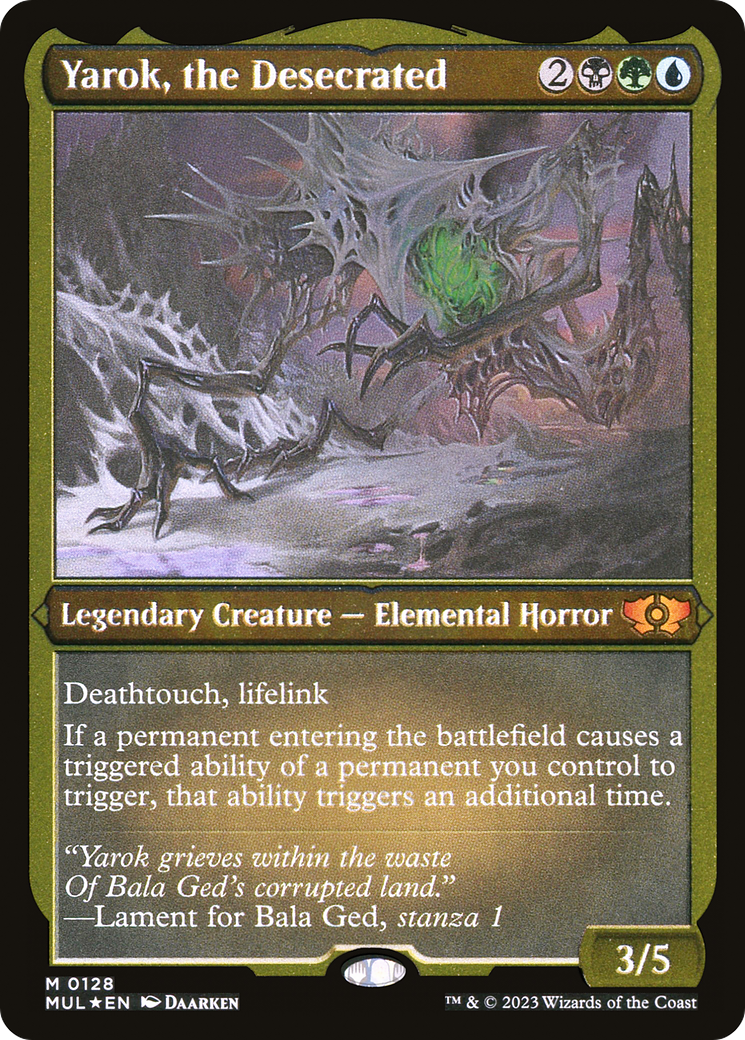 Yarok, the Desecrated (Foil Etched) [Multiverse Legends] | Clutch Gaming