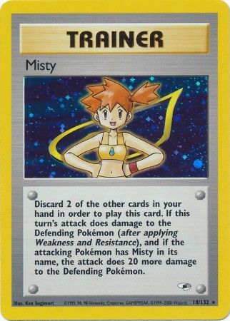 Misty (18/132) [Gym Heroes Unlimited] | Clutch Gaming