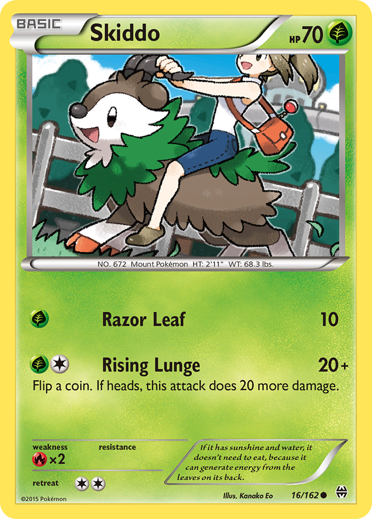 Skiddo (16/162) [XY: BREAKthrough] | Clutch Gaming