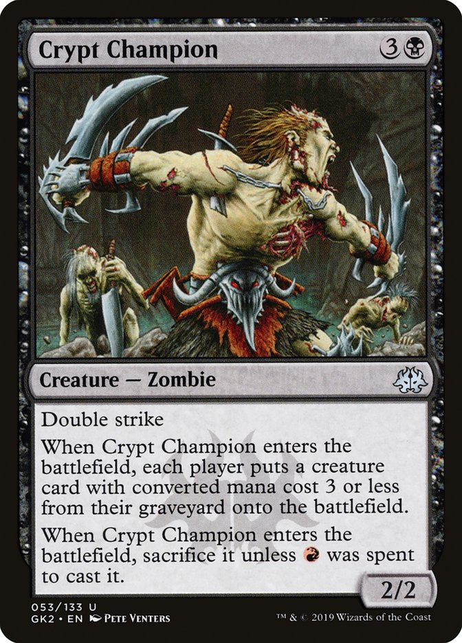 Crypt Champion [Ravnica Allegiance Guild Kit] | Clutch Gaming