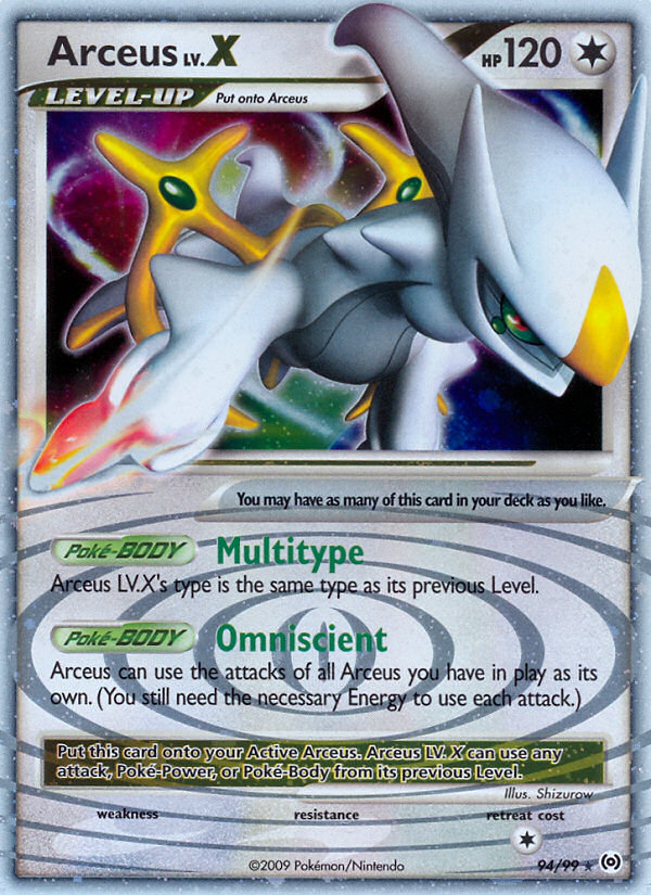 Arceus LV.X (94/99) [Platinum: Arceus] | Clutch Gaming