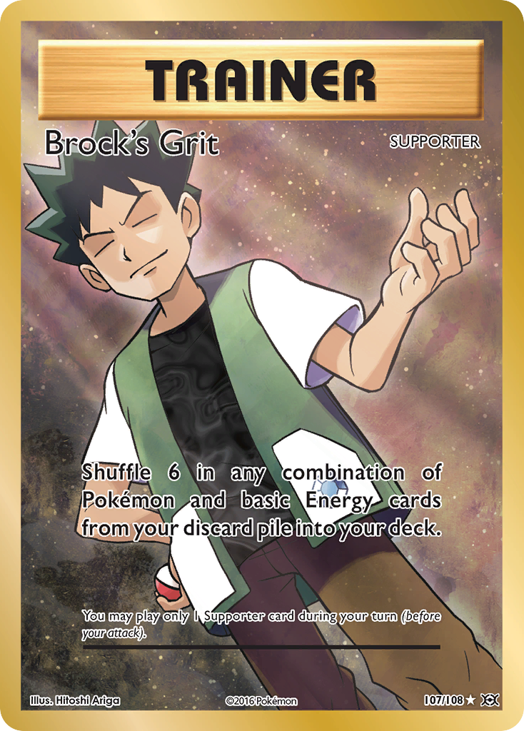 Brock's Grit (107/108) [XY: Evolutions] | Clutch Gaming