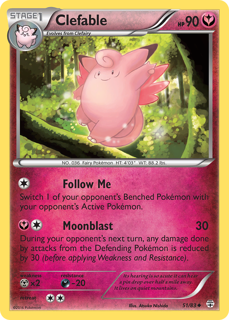 Clefable (51/83) [XY: Generations] | Clutch Gaming