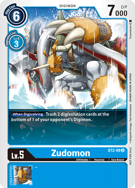 Zudomon [ST2-09] (Alternate Art) [Starter Deck: Cocytus Blue Promos] | Clutch Gaming