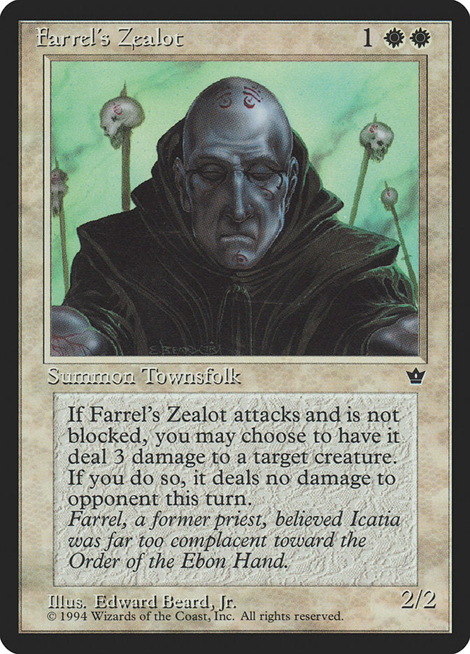 Farrel's Zealot (Edward P. Beard, Jr.) [Fallen Empires] | Clutch Gaming