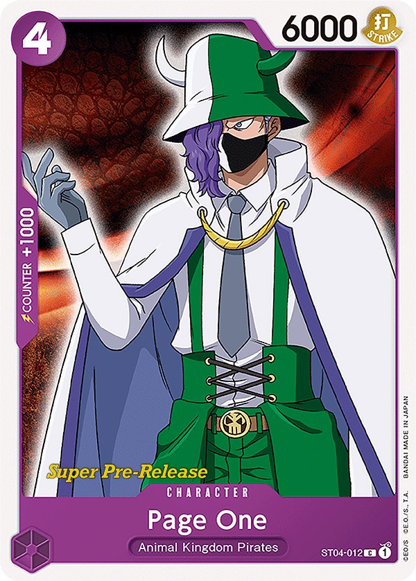 Page One [Super Pre-Release Starter Deck: Animal Kingdom Pirates] | Clutch Gaming