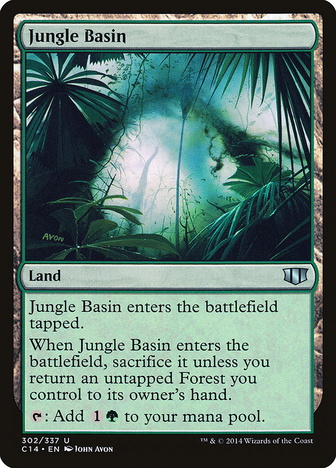 Jungle Basin [Commander 2014] | Clutch Gaming