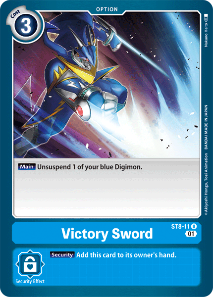 Victory Sword [ST8-11] [Starter Deck: Ulforce Veedramon] | Clutch Gaming