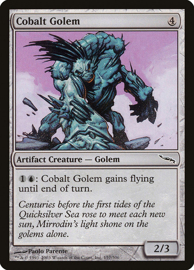 Cobalt Golem [Mirrodin] | Clutch Gaming